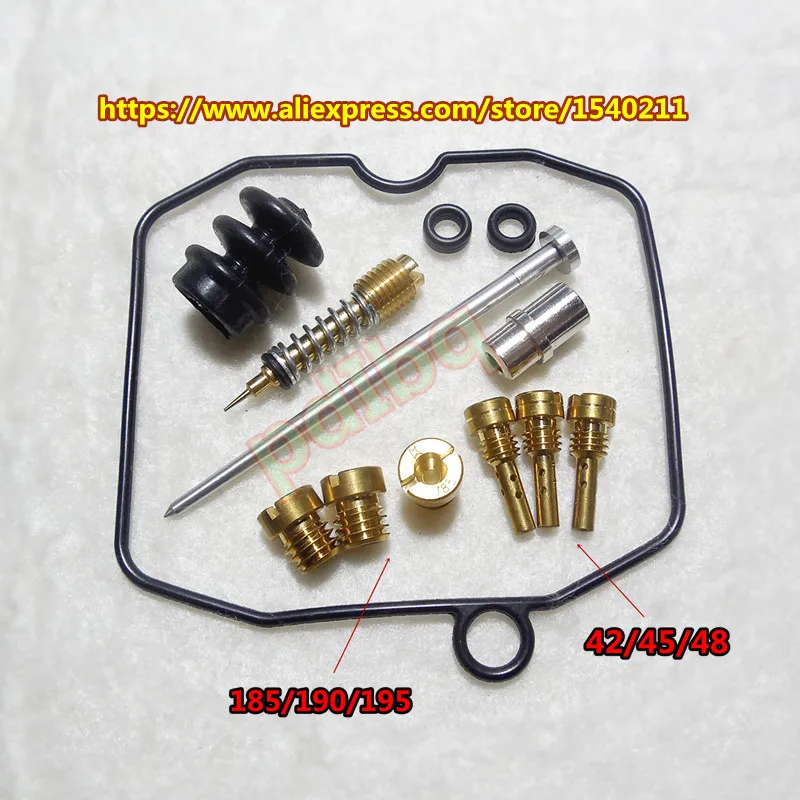 Набор для Ремонта Карбюратора SPORTSTER Harley-XLH883/1200/1350/1450 CVH (CV40 27421-99C) jet 185-190-195 и 42-45-48 с