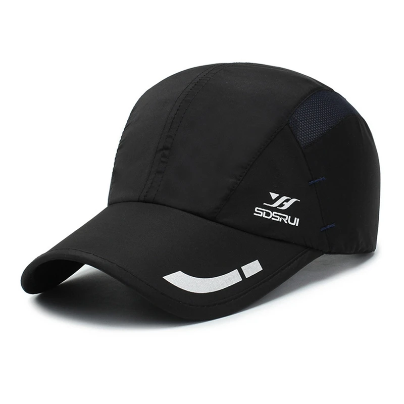 

Outdoor Sport Cap Baseball Cap UV Protection Peaked Hat Headwear Breathable Sunscreen Wear With Adjustable Back Closure