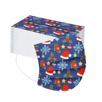 

10/50PC Disposable Masks Three-layer filtration Non-woven Dust-Proof Face Mask Adult Mask With Elastic Earloop Mondkapjes Masque