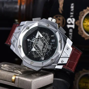 

AAA Luxury Brand quartz hub Mens Watches Quartz Watch Strap men's wristwatch classic business lot watch men watches