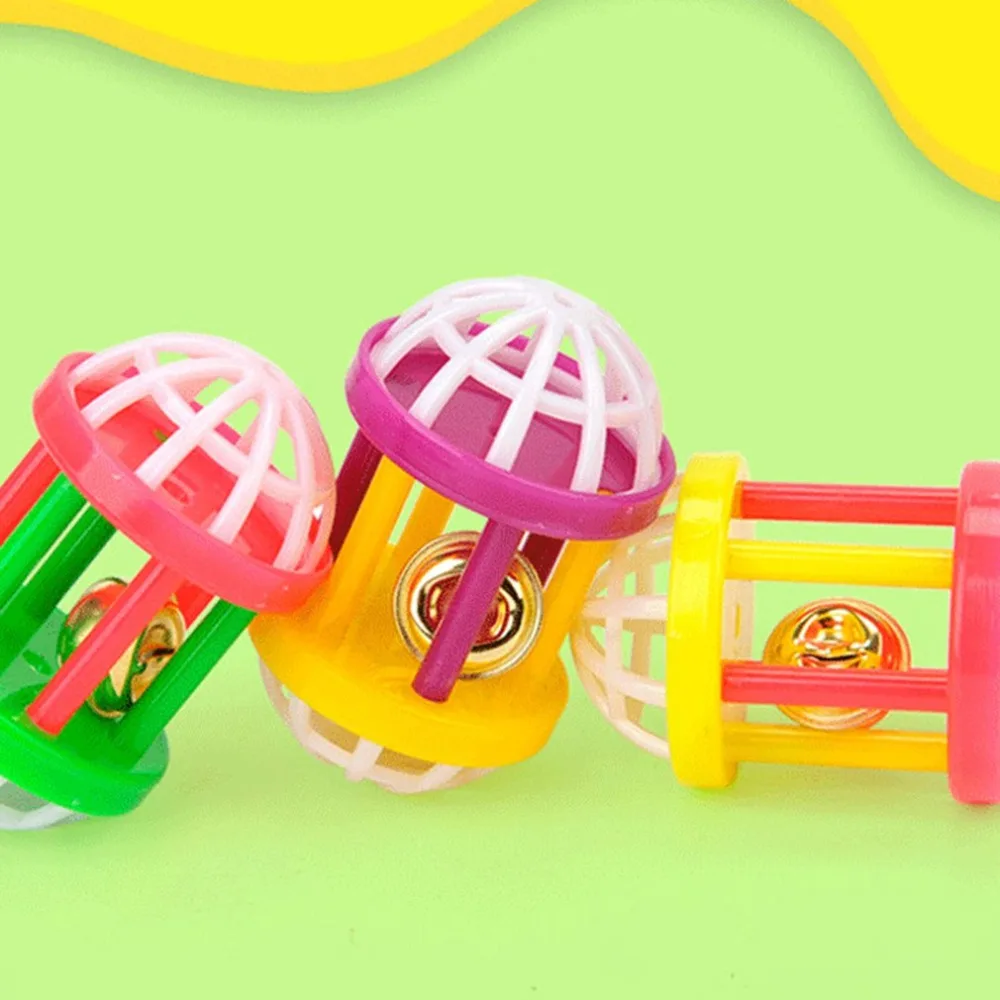 Пластиковые гантели для домашних животных, игрушки для кошек, забавные игрушки для кошек, веселые вокальные колокольчики для домашних любимцев собак кошек, игрушки, гантели для кошек, Обучающие звуковые игрушки