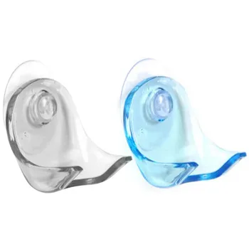 

1piece Clear Blue Plastic Super Suction Cup Razor Rack Bathroom Razor Holder Suction Shaver Storage Rack Promotion organizer