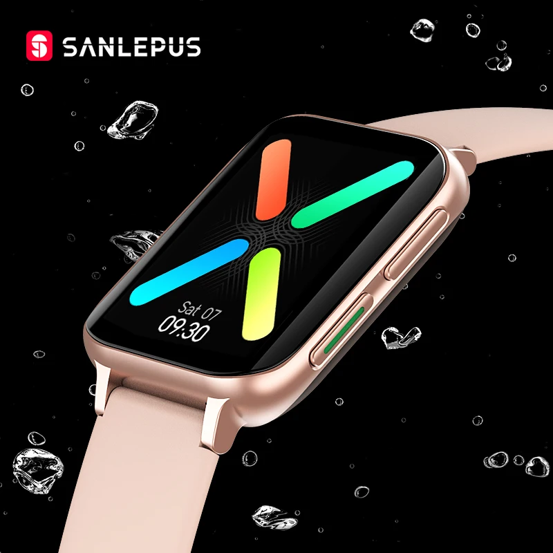 SANLEPUS 2020 ECG Smart Watch Bluetooth Calls Smartwatch Men Women Waterproof Heart Rate Blood Pressure For OPPO Android iOS