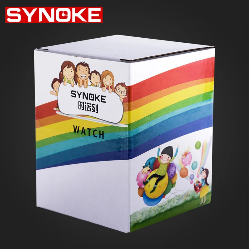 SYNOKE Новое поступление Роскошные спортивные мужские часы G цифровой шок военный армейский спортивный светодиодный водонепроницаемый наручные часы мужские большие часы - Цвет: box 1