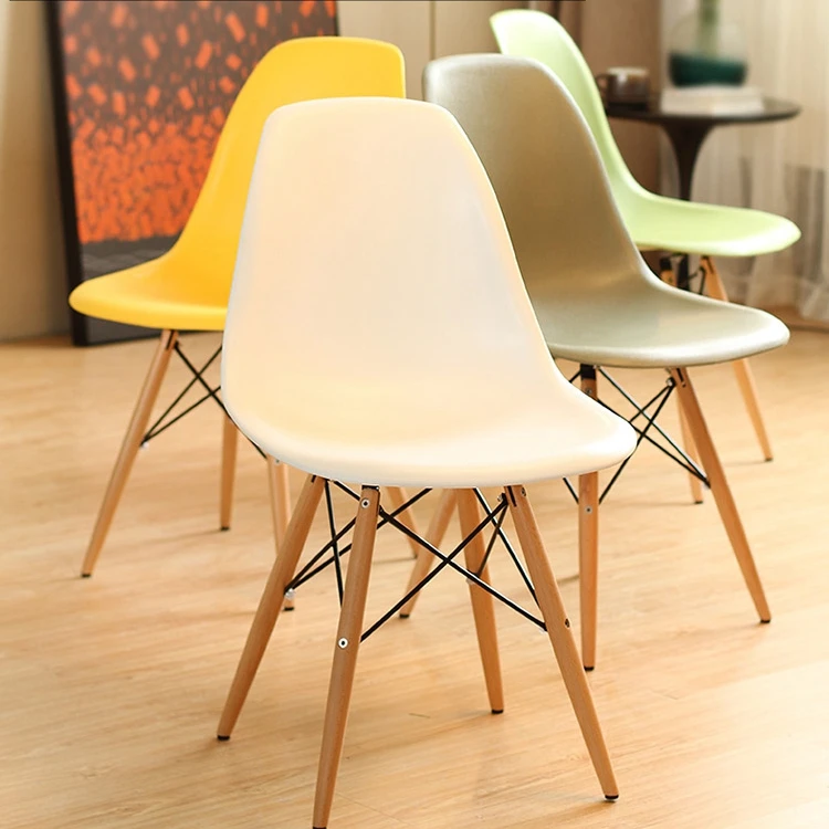 

Nordic Negotiation Creative Desk Modern Simple Leisure Home Round Table Chair Computer Wooden Dining Chair