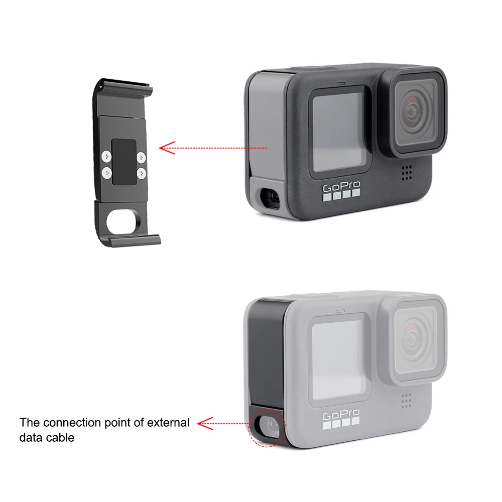 PULUZ Sportello Batteria Con Apertura Per Ricarica, Ricambio Per GoPro Hero 9 Black - 5