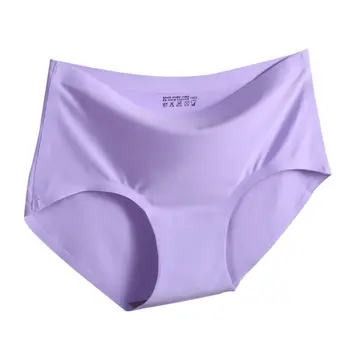 

Girls Seamless Solid Panties Briefs Intimate Women Ladies Summer Underwear Women's Intimates