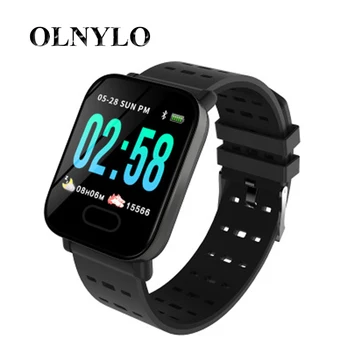 

A6 Smart Watch Heart Rate Monitor Blood Pressure Measure Sport Waterproof Multifunctional Wrist Fitness Tracker for Android IOS