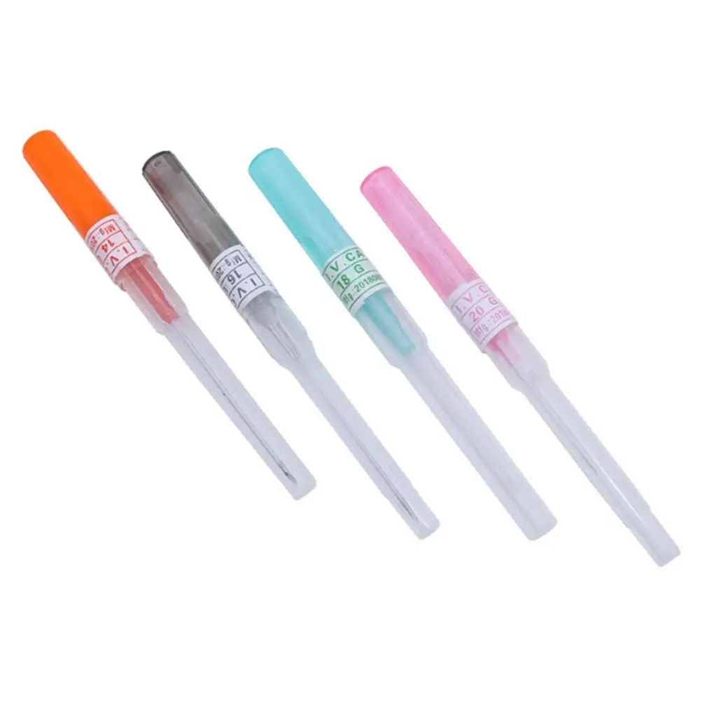 Aguja de Piercing desechable de acero inoxidable, joyería corporal, accesorios para tatuaje, catéter, 14G, 16G, 18G, 20G, 1 ud.