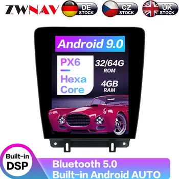 

Android 9 64+4G Tesla With DSP Carplay Car Multimedia Player Stereo For Ford Mustang 2010-2014 Auto Radio GPS Navigation