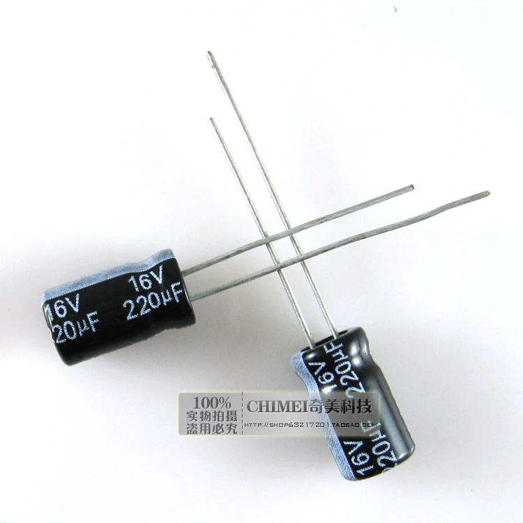 

Free Delivery. 16 v 220 uf electrolytic capacitors