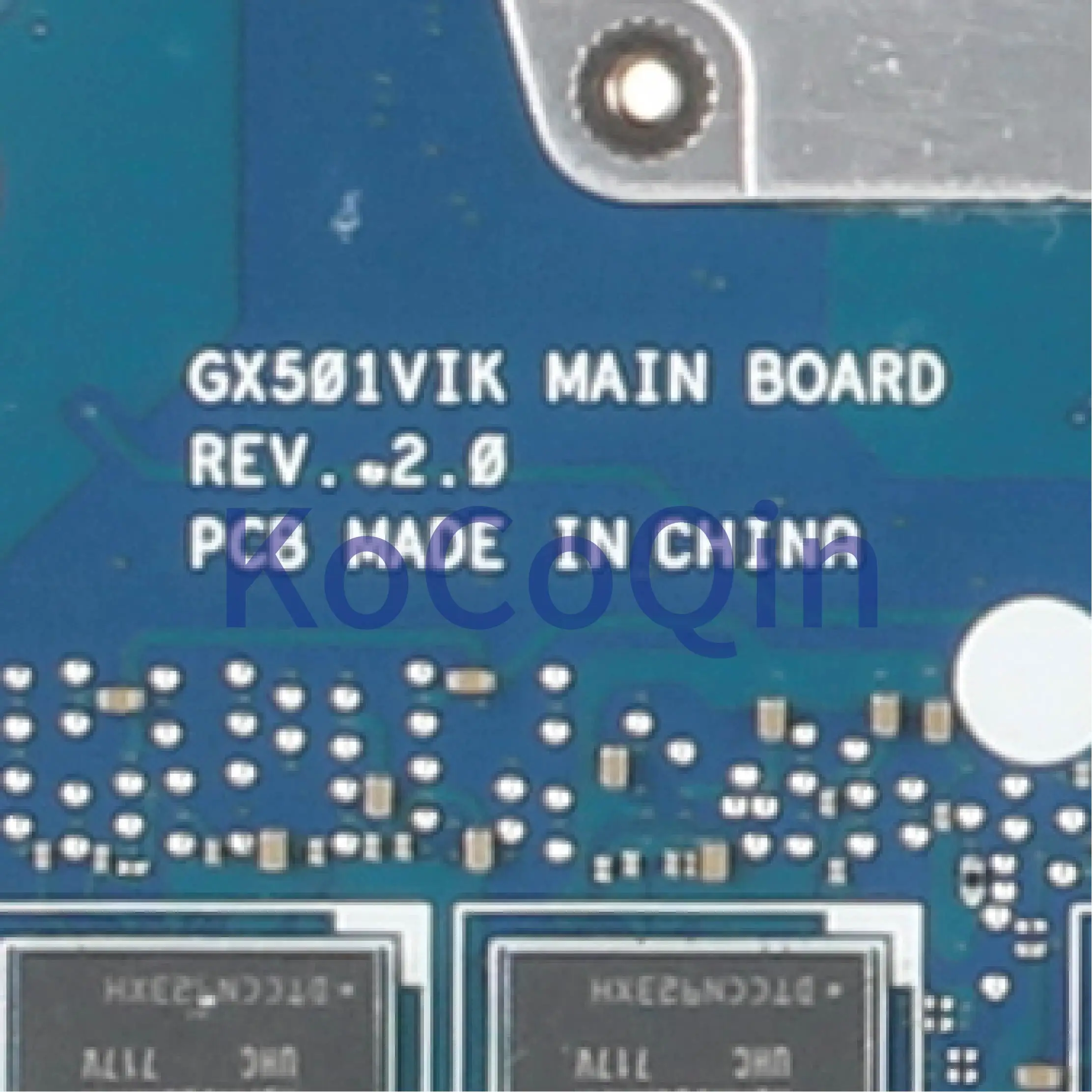 incredible  KoCoQin Laptop motherboard For ASUS GX501VIK I7-7700HQ GTX1080 Mainboard REV:2.0 SR32Q N17E-G3-A1 t
