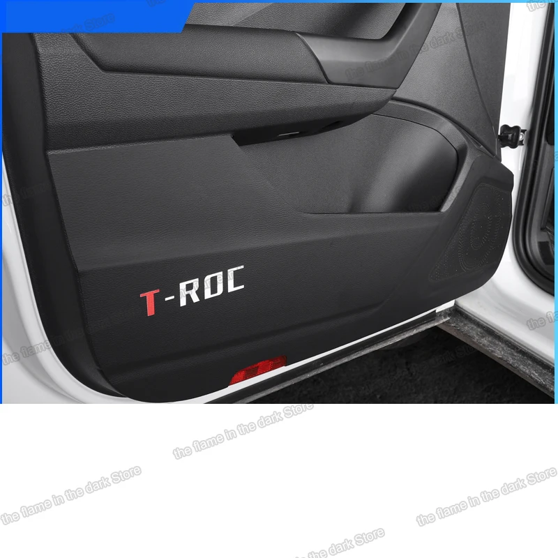 Lsrtw2017 ПВХ автомобиля Внутренний дверной Anti kick пленка анти Стикеры для Volkswagen T toc 2017