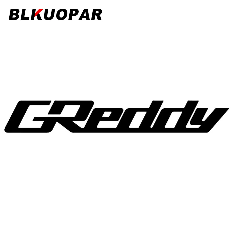 

BLKUOPAR for GREDDY Car Stickers Personality Sunscreen Scratch Proof Decals Creative Waterproof Die Cut Bumper Car Accessories