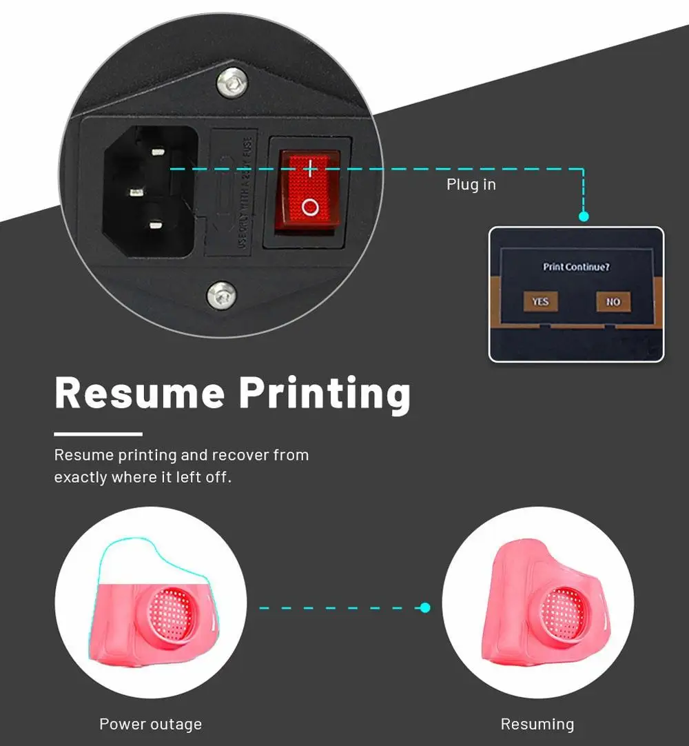 EUUS Shipping Anet ET4 3D Printer All-Metal Frame Auto Leveling 2.8 Touch Screen 3D Printer DIY Kit 220220250mm (27)