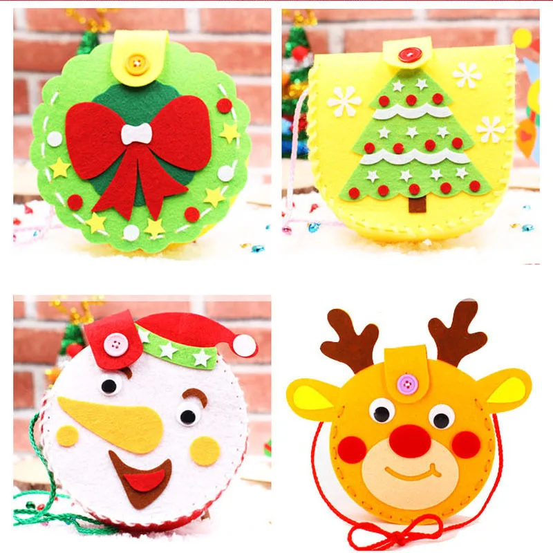 Детский сад много декоративных поделок diy игрушки головоломка Рождественский мешок ремесла детские развивающие игрушки для детей Девочка/Мальчик Рождественский подарок