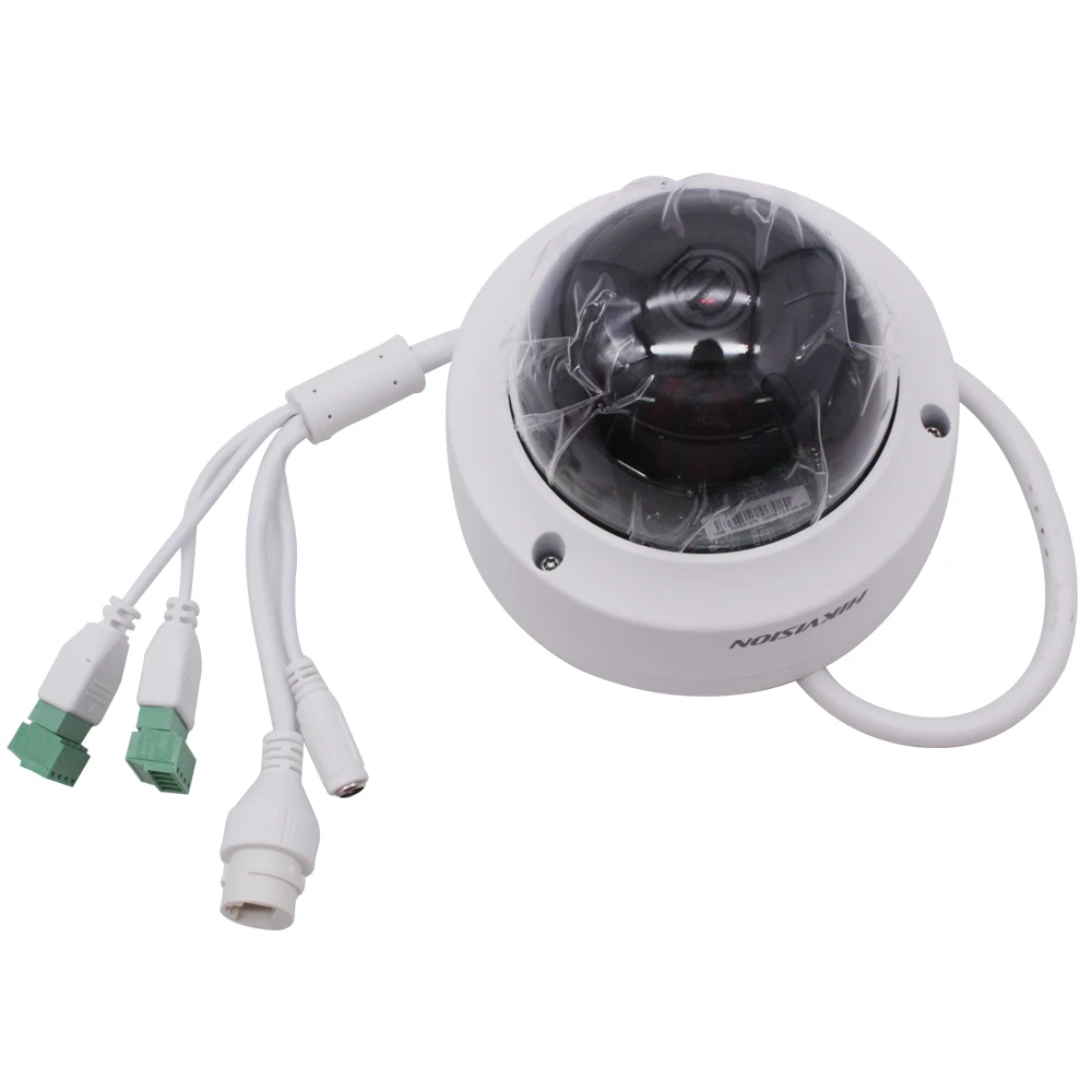 Hikvision 8MP IP камера 4K H.265 + DS 2CD2185FWD IS Dome видео наблюдение POE SD Слот Аудио IP67 30m IR