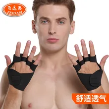 Открытый фитнес тяжелая атлетика Баскетбол спортивные перчатки износостойкие противоскользящие езда половина пальцев ударные перчатки с возможностью впитывания