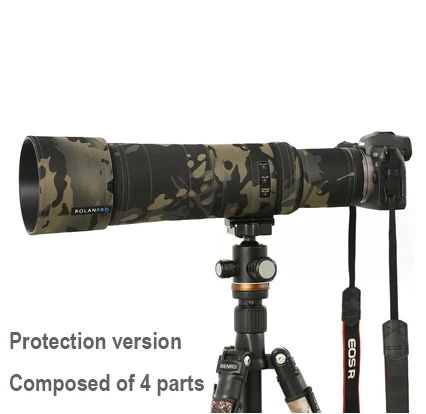 ROLANPRO Lens Camouflage Coat for Canon RF 800mm F11 IS STM Camouflage Rain Cover Lens Sleeve Guns Case dslr Cameras 