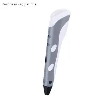 

Plastic 3D Printing Pen Children'S Holiday Gift 3D Pen Children'S Toy Stereo Painting Three-Dimensional Molding