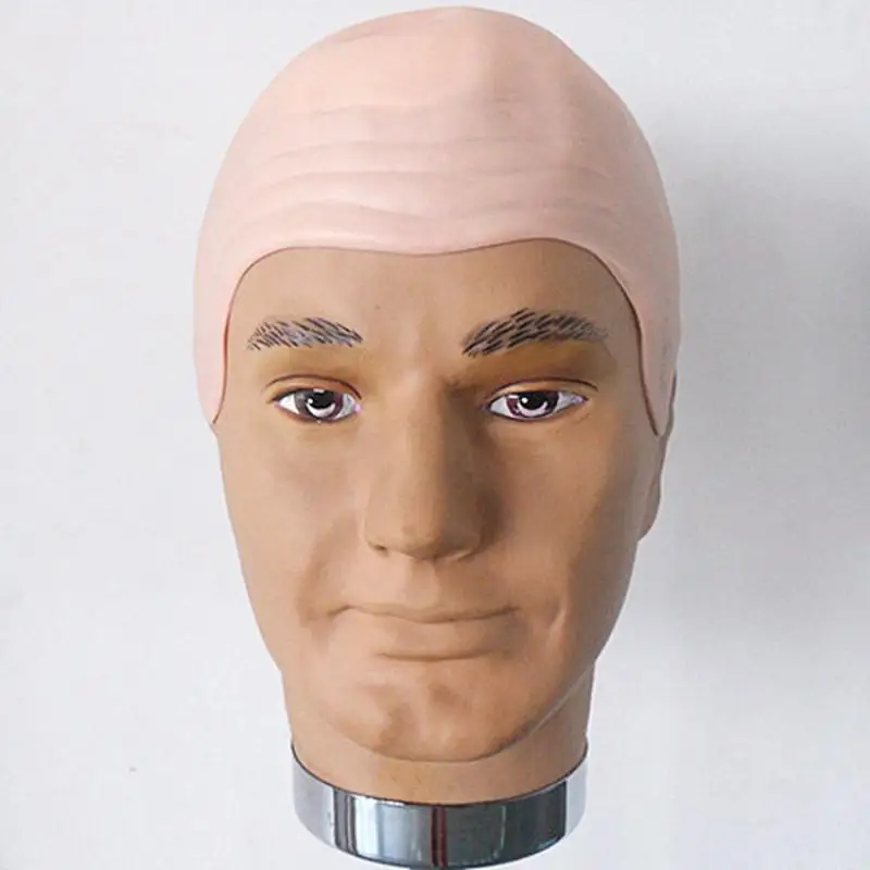Latex Cosplay Partycarnival Accessories Latex Fake Bald Head Fake