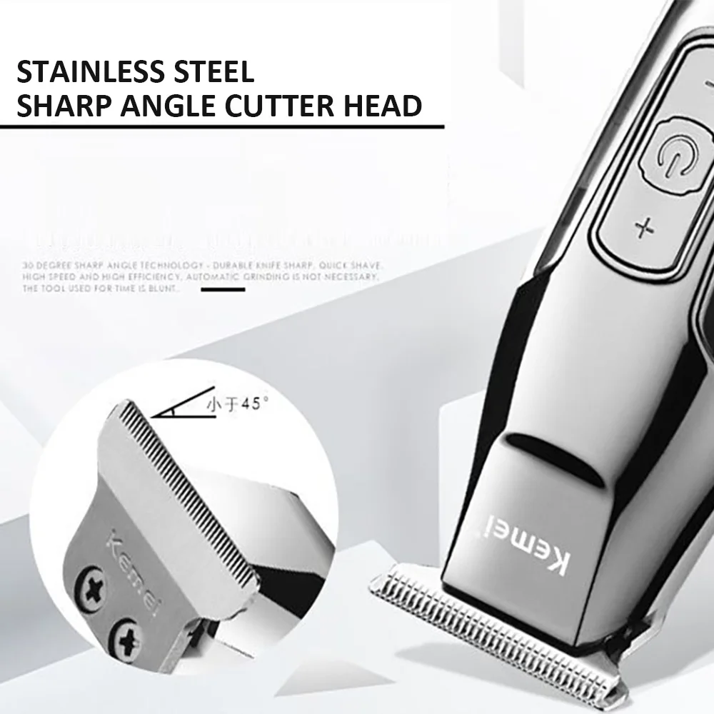 Aparador de Cabelo Cortador de Corte Barbeiro Profissional Barba Carro Clipper Men Trimer Elétrico Máquina Corte Lâmina Borda 4 Computers & Electronics