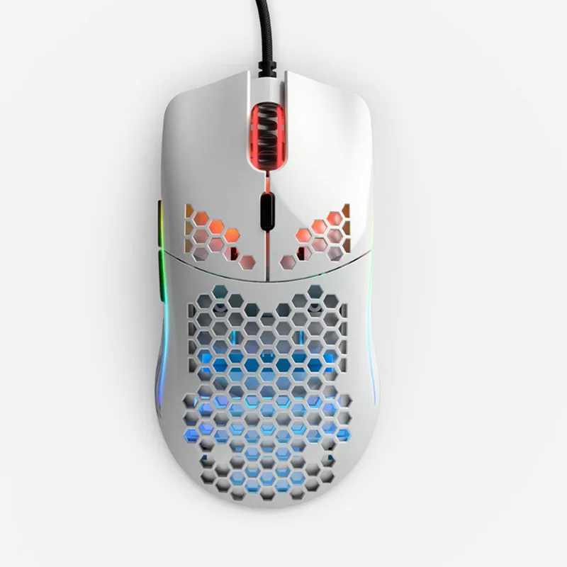Мышь Glory Gaming Model O White mate (Branco Fosco) GO белый/белый глянцевый Brilhante) GWHITE|Мыши| |