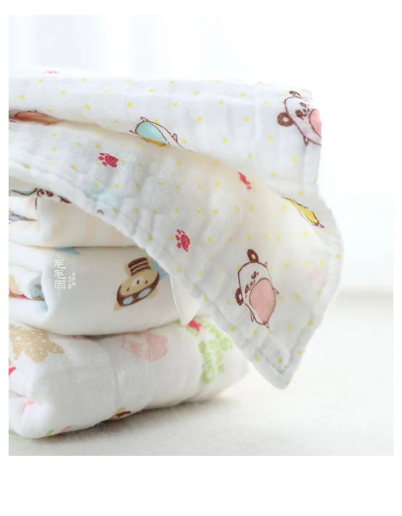 Полотенце для купания с рисунком лица для новорожденных, нагрудник для кормления, квадратное полотенце с платком, хлопок, Марлевое полотенце, 25*25 см