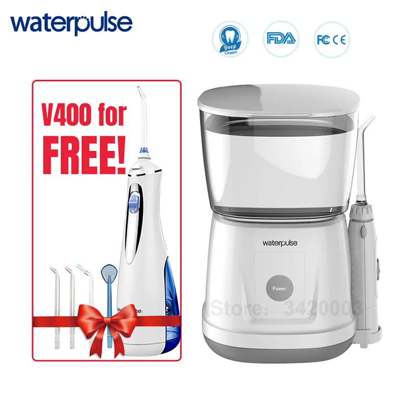 Ирригатор для полости рта Waterpulse V700 портативный ирригатор 1000 мл 9 шт.|Ирригаторы