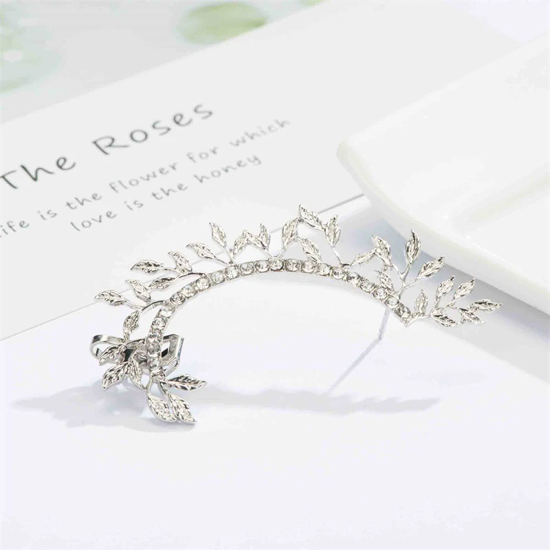 Fashion Vintage Punk Gothic Crystal Rhinestone Ear Cuff Wrap Stud Clip Earrings ear clip earrings clip earrings ear clip ear accessories