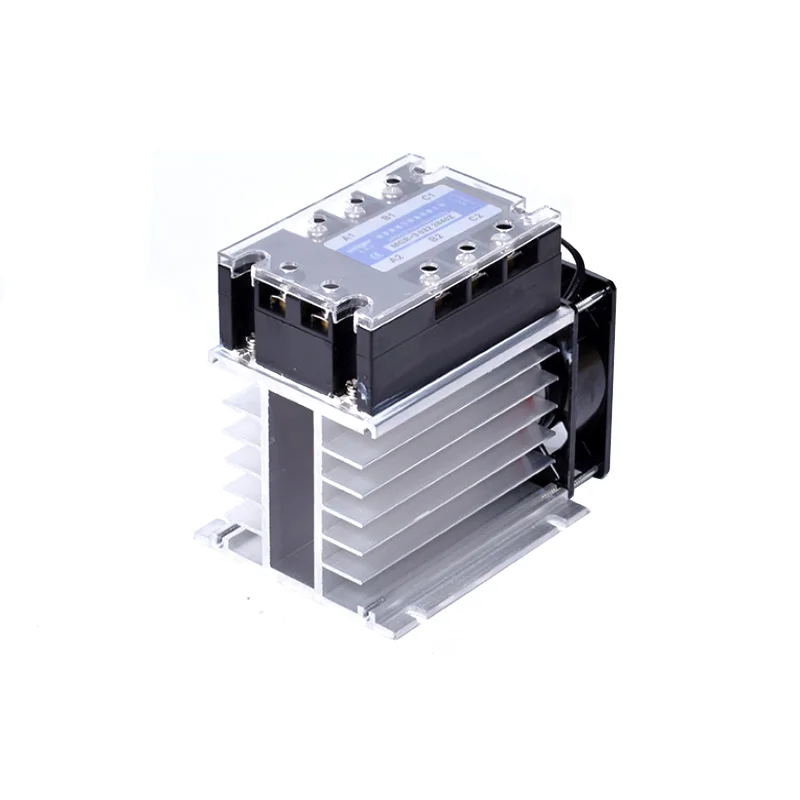 conjunto completo rele dissipador de calor ventilador 03