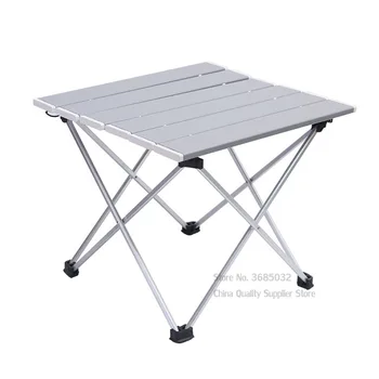 

Hot Ultralight Aluminum Alloy Folding Table Stable & Durable Portable Picnic Camping Barbecue Stall Table Outdoor Camping