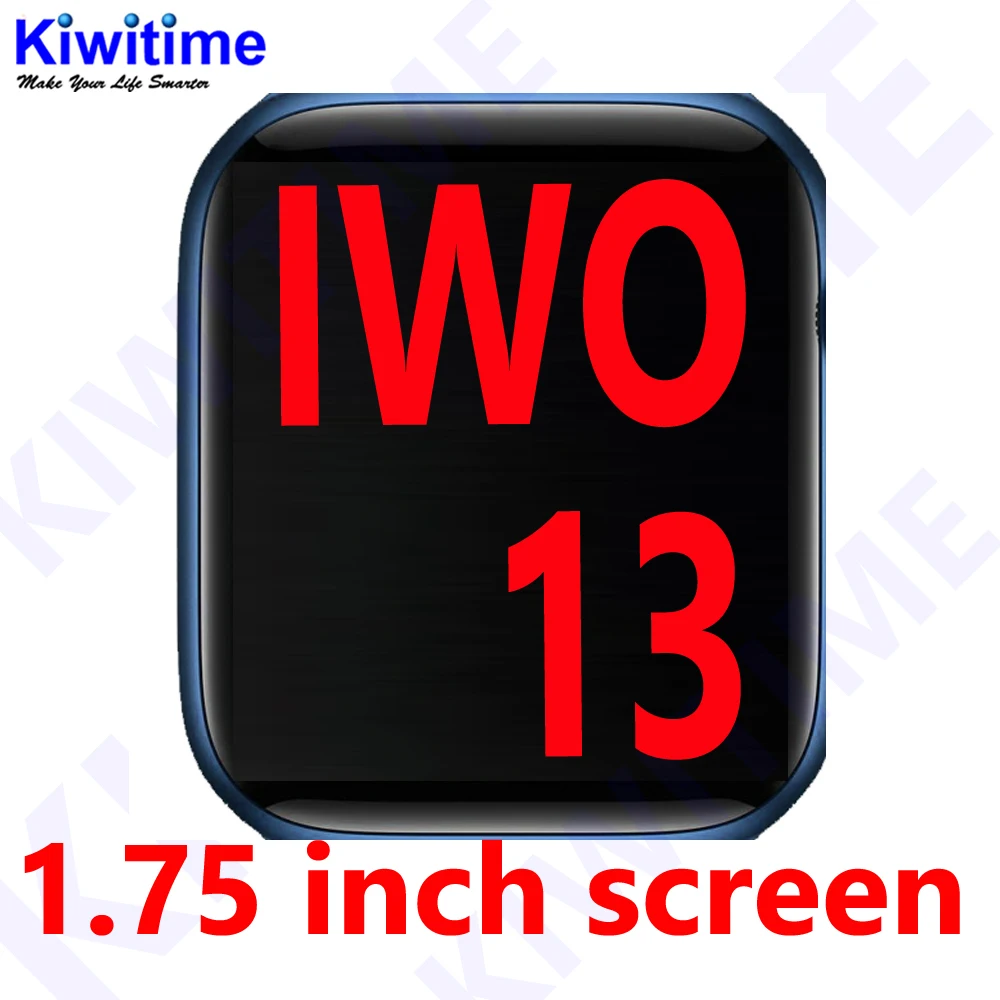 KIWITIME BEST IWO Smart Watch 44mm 40mm 6 Infinite Screen for Phone Bluetooth Calls Heart Rate Blood Pressure Temperature | Электроника