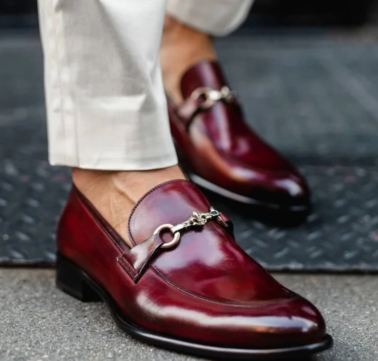 

Men PU Leather Fashion Shoes Low Heel Fringe Shoes Dress Shoes Brogue Shoes Spring Ankle Boots Vintage Classic Male Casual LP481