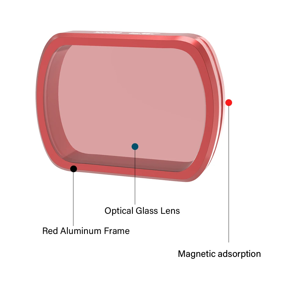 Для Osmo Карманный ручной карданный аксессуар водонепроницаемый корпус погружение Красный Желтый Пурпурный Розовый фильтр объектива для DJI Osmo Карманная камера