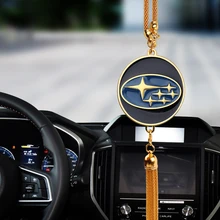 Интерьер автомобиля зеркало заднего вида VIP украшение-эмблема кулон для Subaru Forester Impreza XV Ascent Legacy BRZ Outback WRX