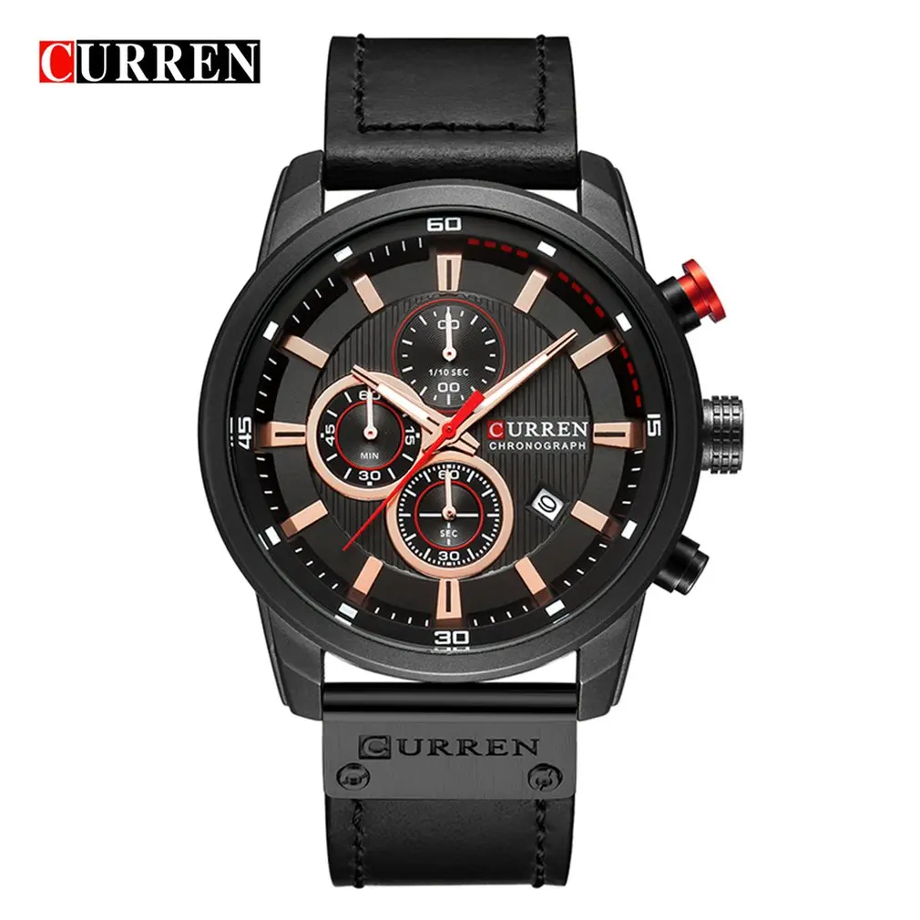 

Carrian 8291 Men'S Watch Belt Watch Calendar Men'S Watch Six-Piece Watch Calendar Watch Waterproof Watch