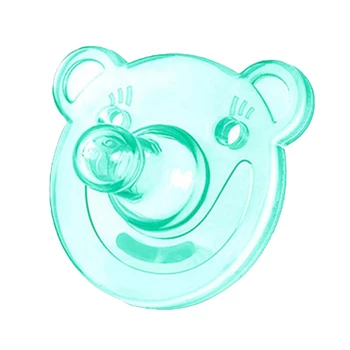 

Baby pacifier newborn sleeping baby silicone thumb play mouth comfort round head play mouth