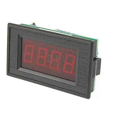 Постоянный ток 0,02 красный светодиодный цифры 3 1/2 Амперметр Панель