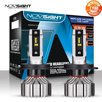 

NOVSIGHT H4 Led Headlight 9005 HB3 9006 HB4 9012 H1 H3 H7 H11 H8 H9 Car Headlight Bulbs 50W 8000LM 6500K Fog Light Auto Headlamp