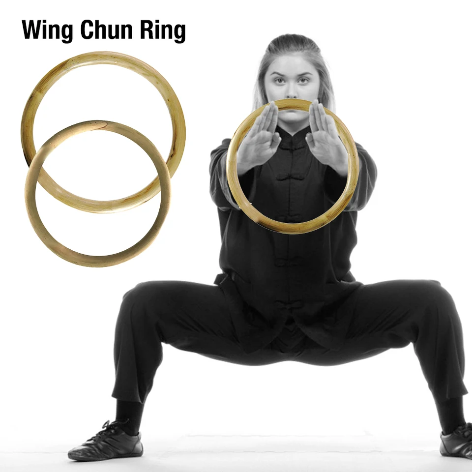 Anello Wing Chun In Rattan Naturale - Per Allenamento Forza E Arti Marziali, Taiji, YeWen Sau - Foto 2