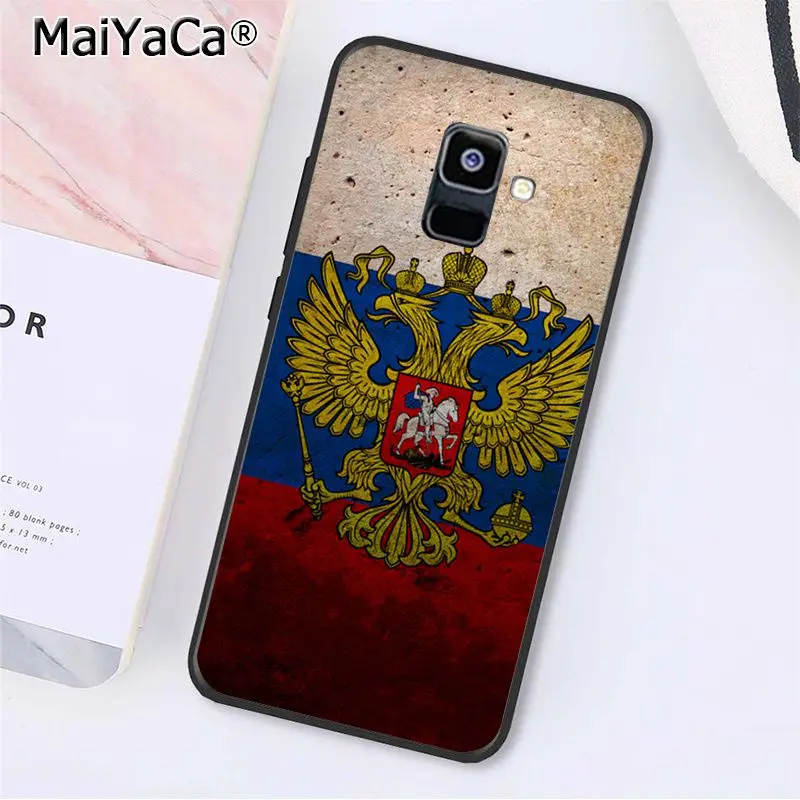 MaiYaCa Армении Албании флаг России эмблема чехол для телефона для samsung Galaxy A7 A8 A6 плюс A750 A9 A50 A70 A20 A30 A40