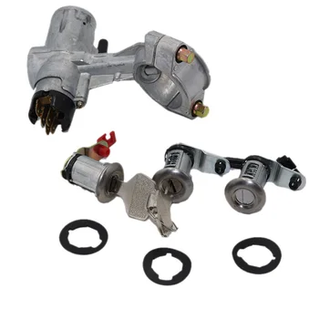 

Car Start Switch Kits New Ignition Barrel Door Lock + SWITCH + Barn Lock For Nissan For Patrol GQ Y60 1988-1998