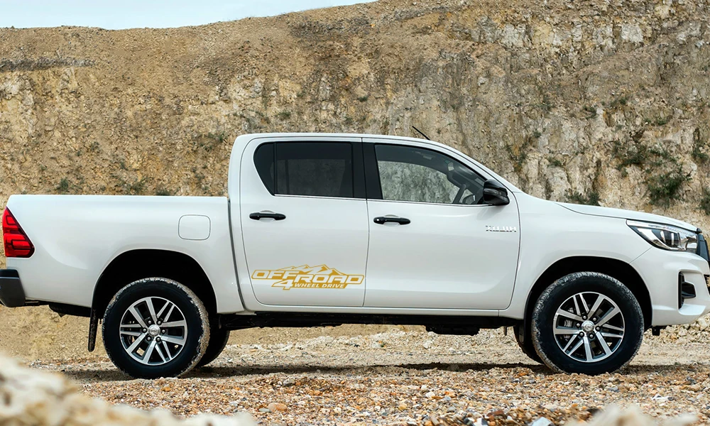 2 шт. внедорожные 4X4 автомобильные боковые наклейки для Ford Ranger Raptor Pickup Isuzu Dma Nissan NAVARA Toyota Hilux авто тюнинг аксессуары
