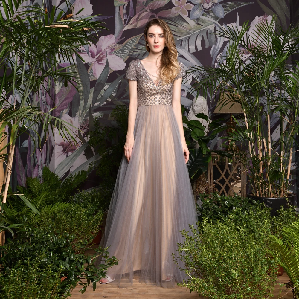Lurxy вечерние платья короткий рукав длина до пола вечернее платье vestido de festa вечернее платье для выпускного вечера платья takshita
