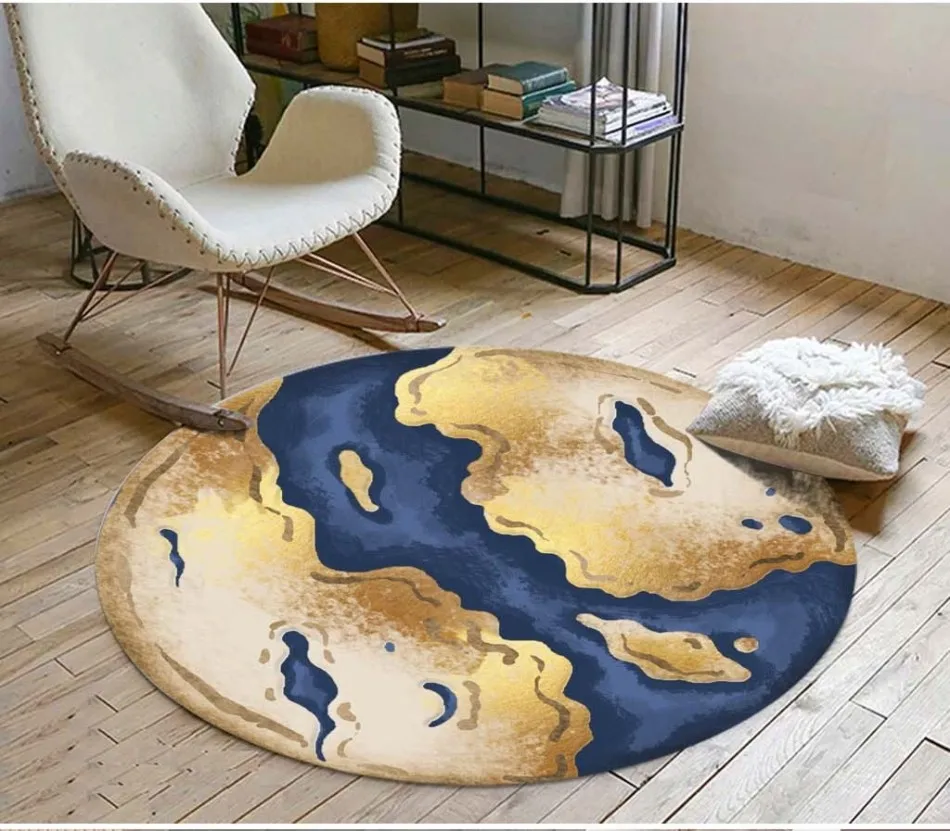 Абстрактный океан Континентальный ковер пол стикер декор самоклеющиеся