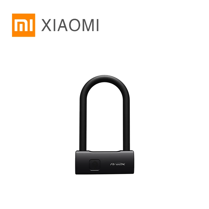 XIAOMI MIJIA замок для велосипеда велозамок сигнализация Умная блокировка отпечатков