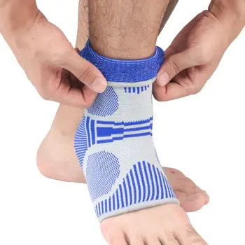 1Pc Mannen Vrouwen Sport Compressie Enkelbrace Protector Nylon Strap Brace Voor Voetbal Basketbal Gym Fitness Elastische Bracehot