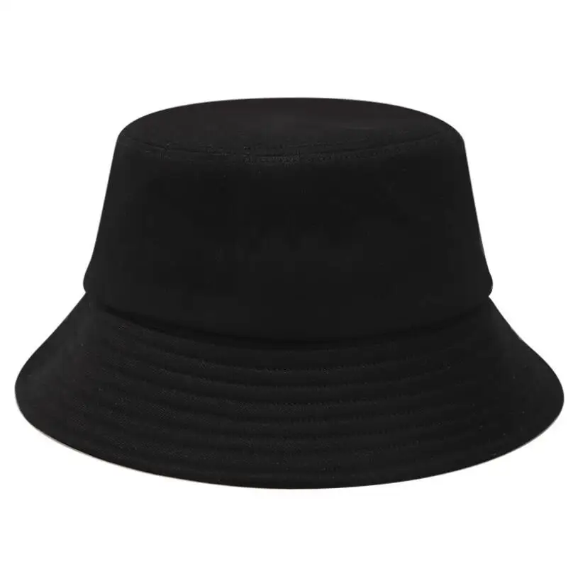black 10 шт., Кепка с вышивкой или принтом Bob, кепка s, хип-хоп, Gorros, мужская, wo, летняя Панама, кепка, солнцезащитная, для рыбалки, персонализированная Кепка - Цвет: black