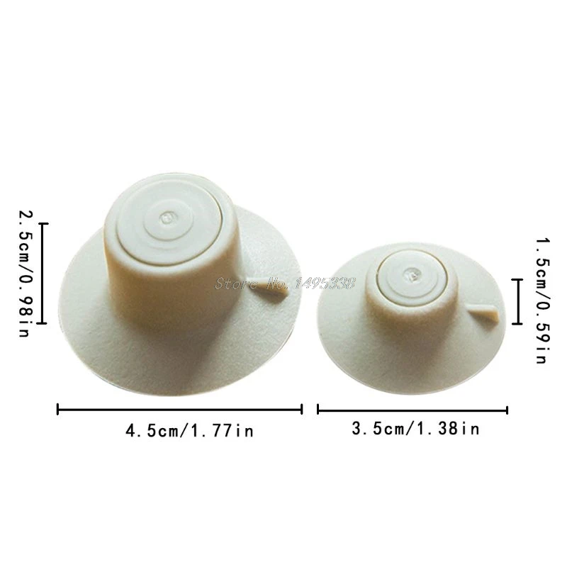4pcs Notebook Accessory Laptop Heat Reduction Pad Cooling Feet Holder Professional Cooling Feet Sucker Thermal Bracket Drop Ship